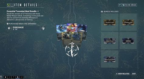 melee exilus mods|All new mods in Warframe Whispers in the Walls update: Tome .